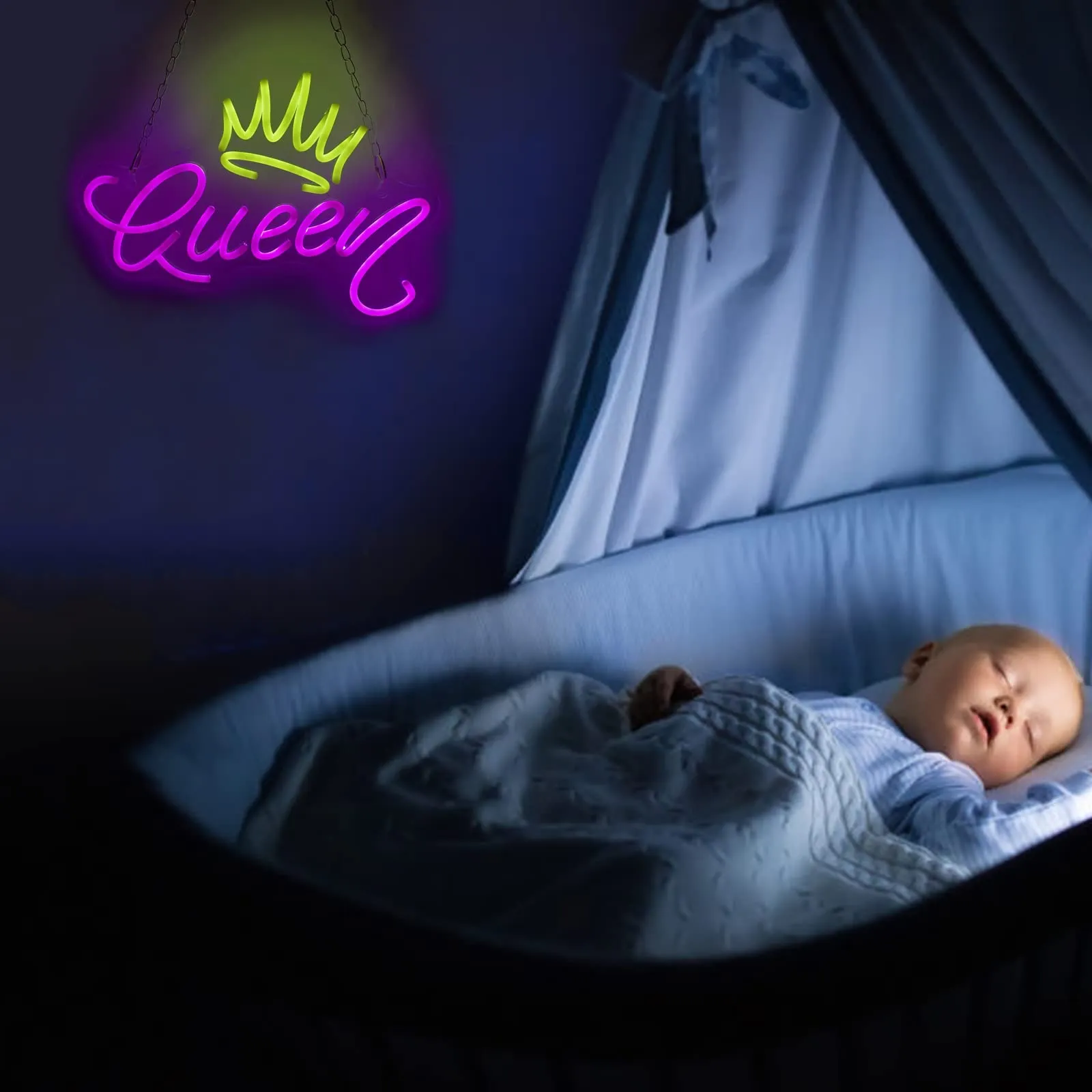 Insegna led Crown LED Neon Sign Usb