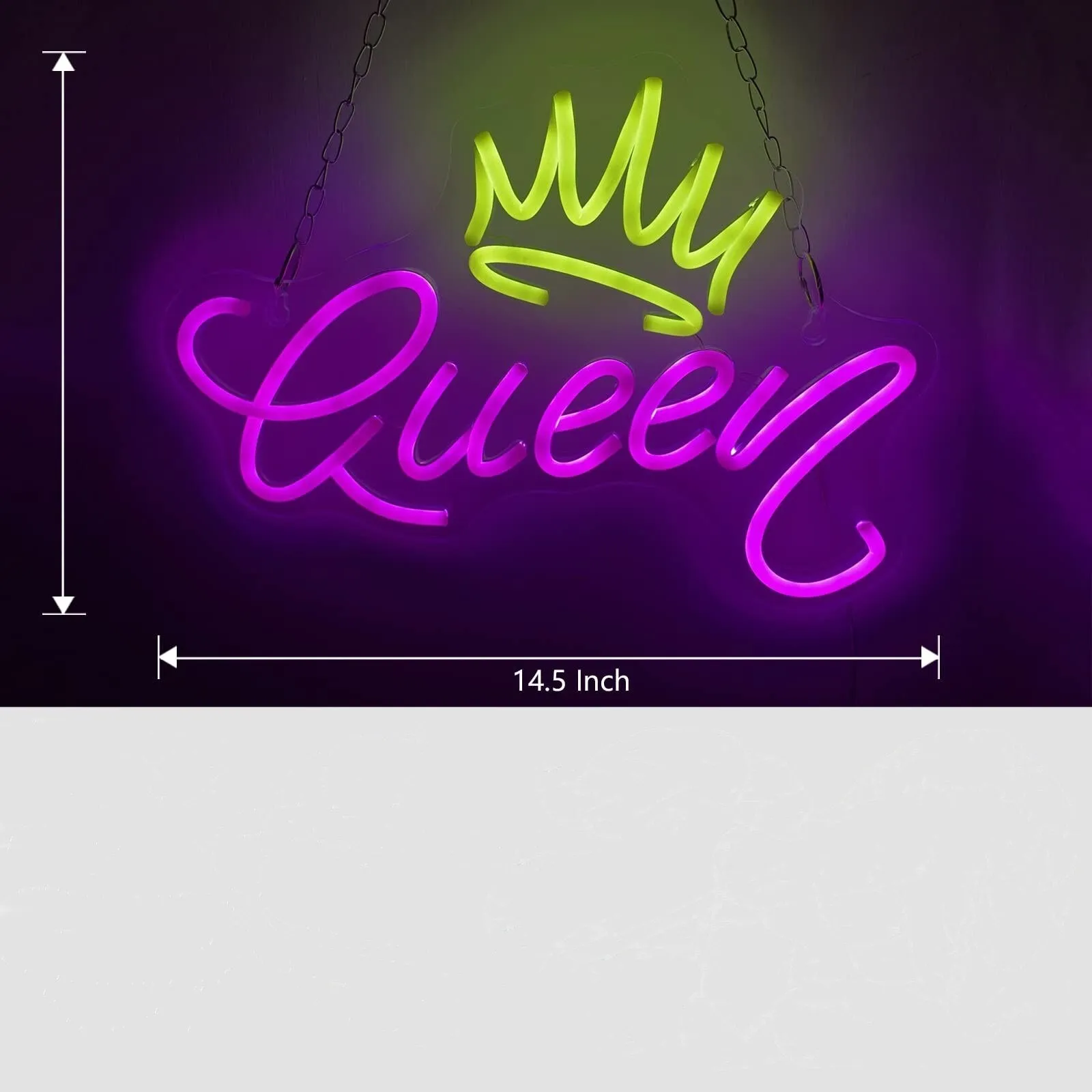 Insegna led Crown LED Neon Sign Usb