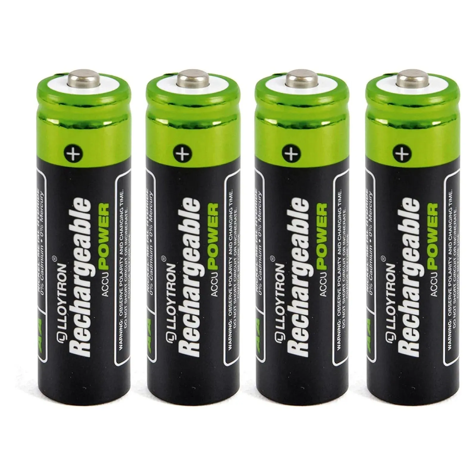 Intelligent Battery Charger with LCD Display | Includes 8 AA & AAA NiMh Rechargeable Batteries