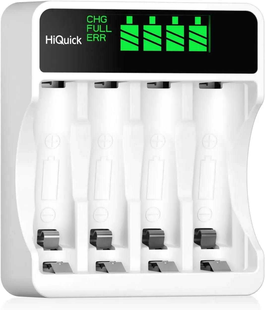 Intelligent LCD Fast Battery Charger   8 Rechargeable AA & AAA Batteries
