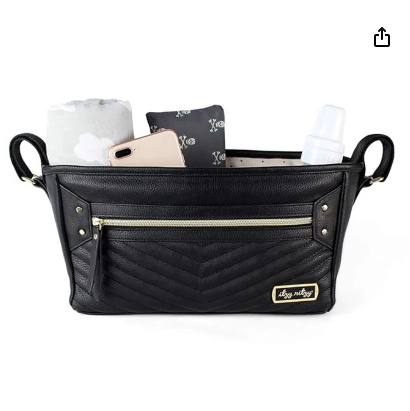 Itzy Ritzy Adjustable Stroller Organizer With Built-In Pockets
