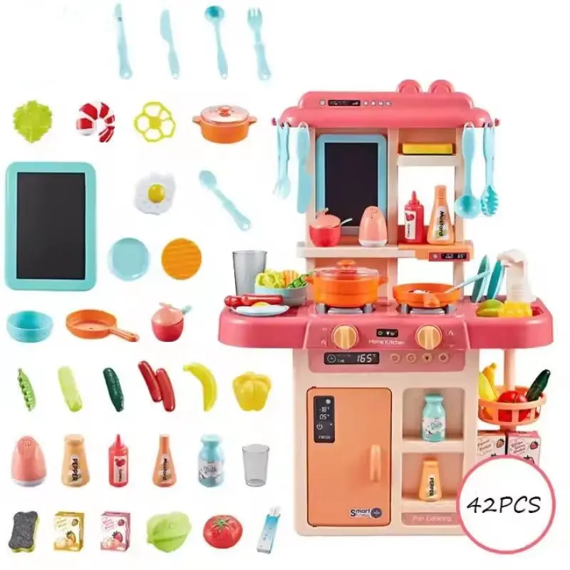 Kitchen Set with Sound & Light | 42 Pcs