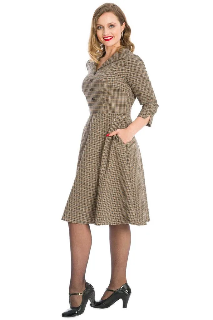 Lady Check Swing Dress