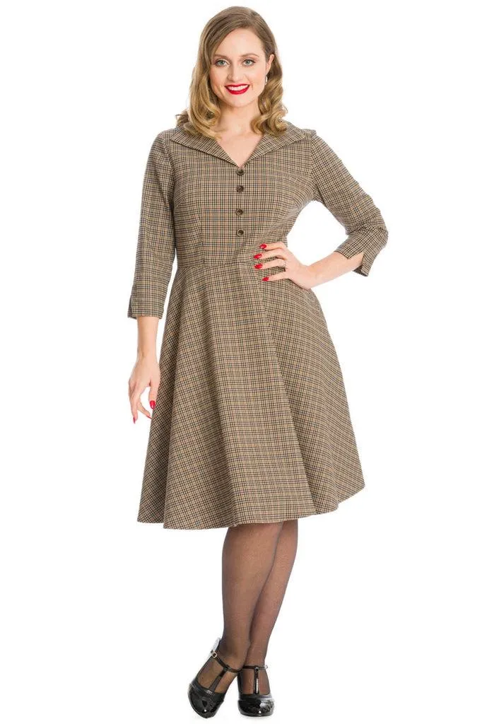Lady Check Swing Dress