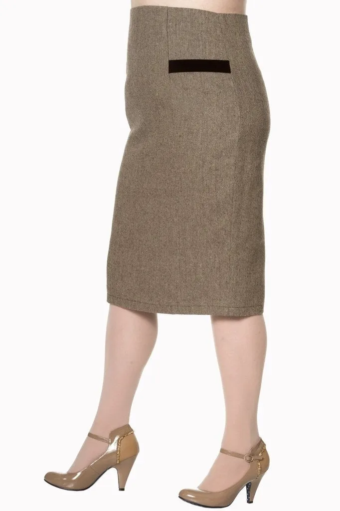 Lady Luck Pencil Plus Size Skirt