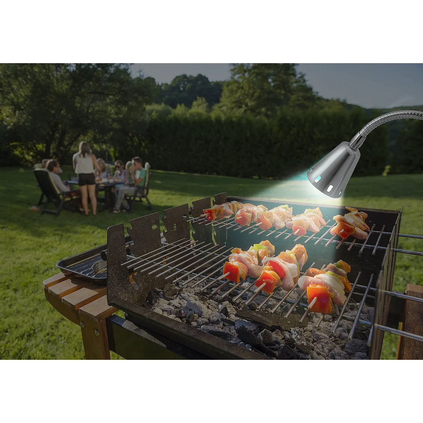 LED Magnetic Base light with gooseneck