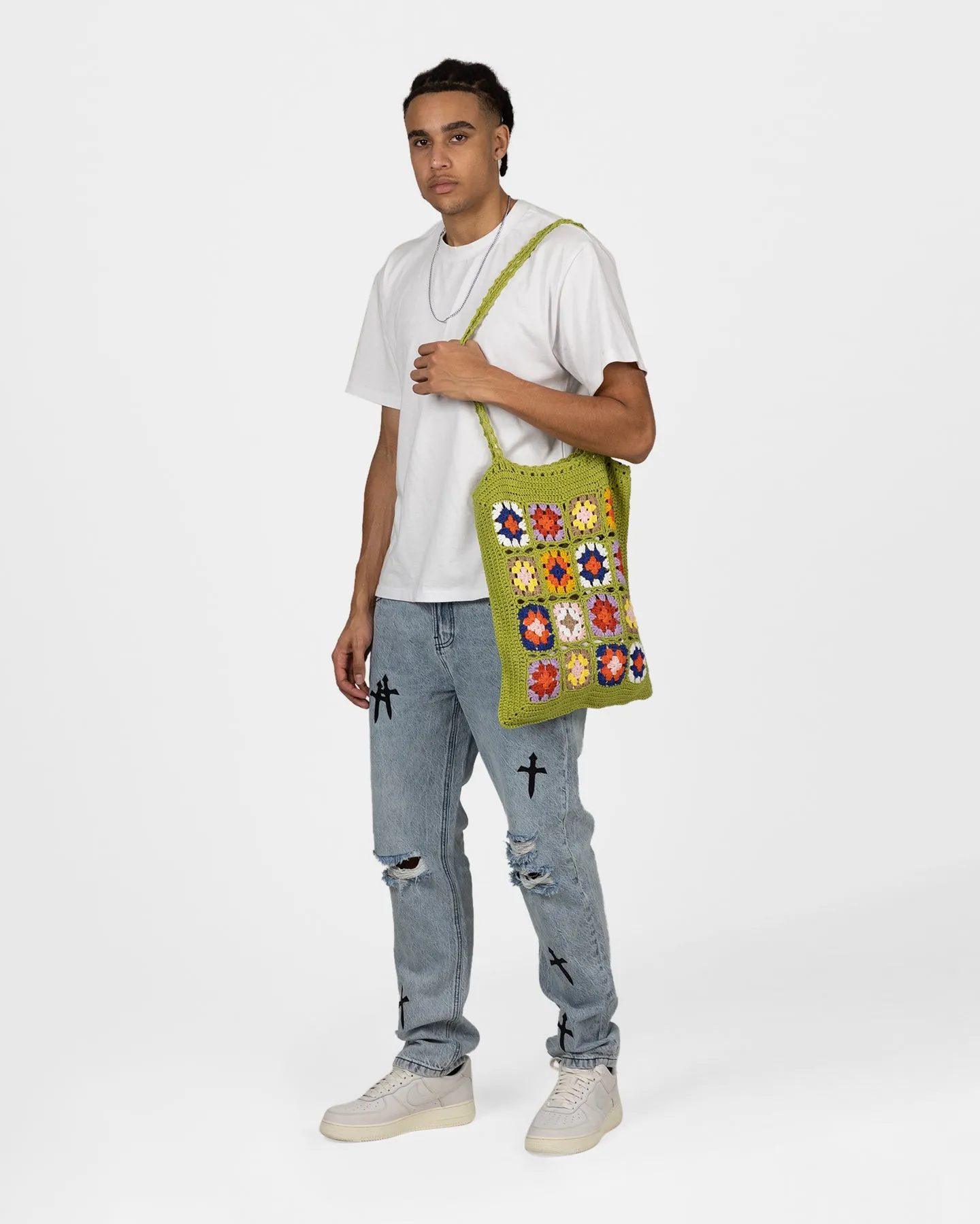 Loiter Crochet Tote Bag Multi