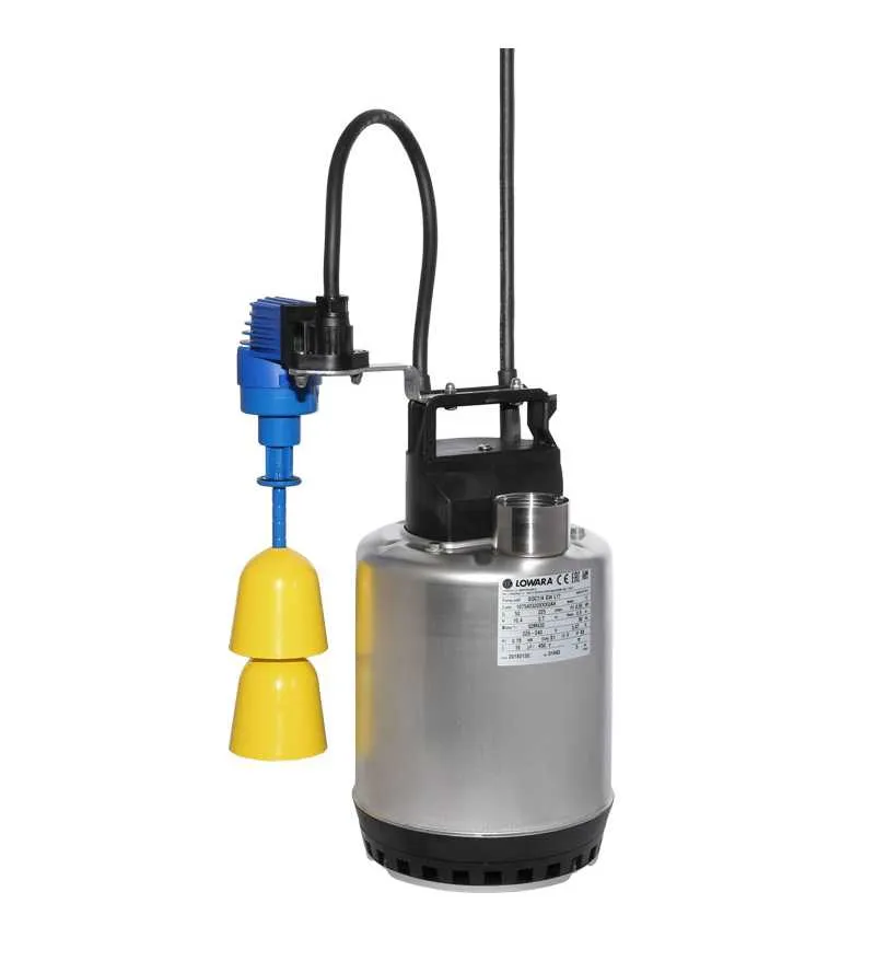 Lowara DOC 7 0.55kW Submersible Drainage Pumps for Dirty Water (150 LPM)