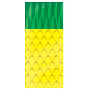 Luau Party Pineapple Cello Bags (25 per Package)
