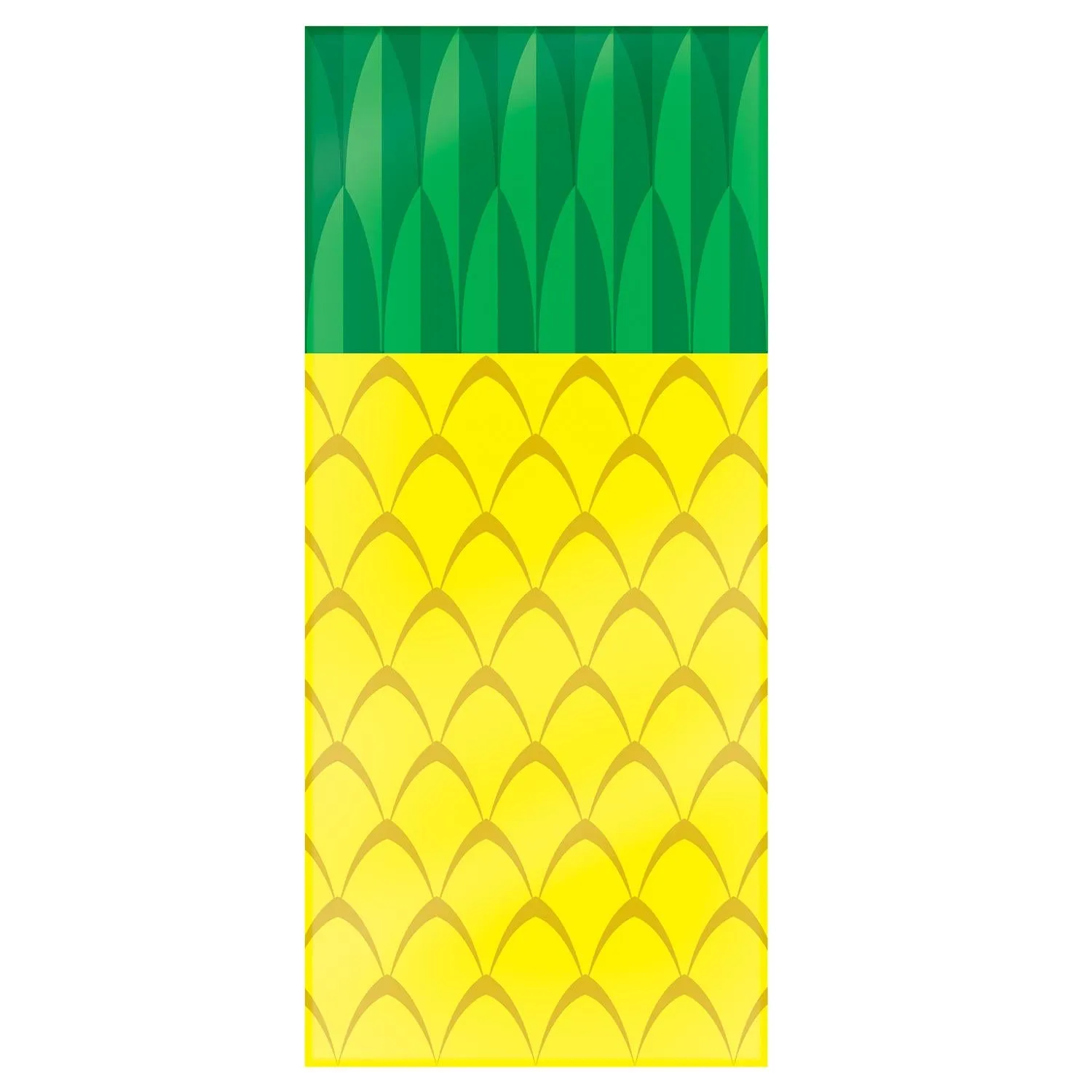 Luau Party Pineapple Cello Bags (25 per Package)