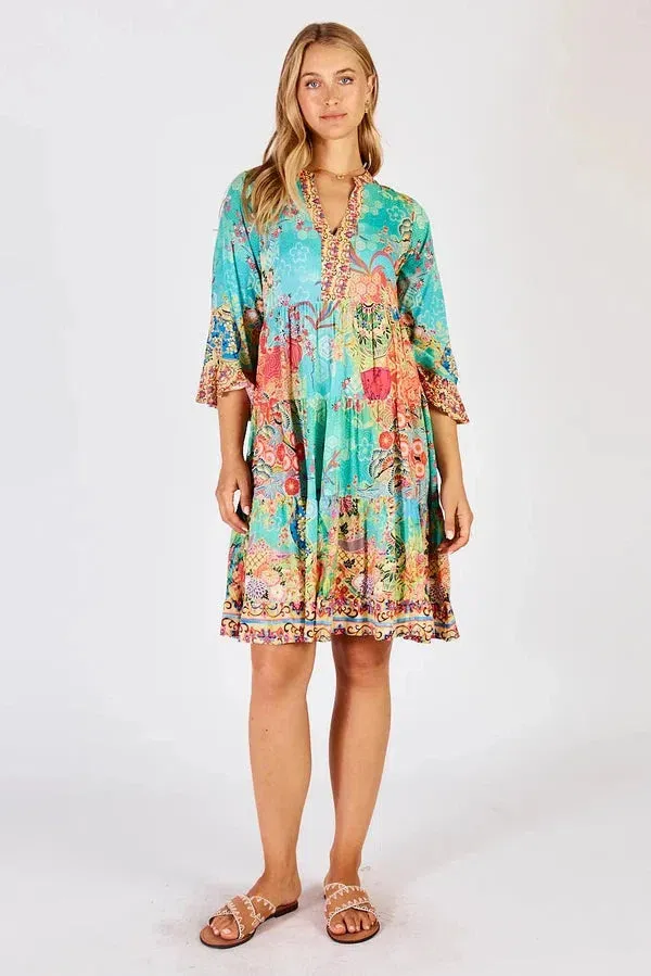 Lulalife Sybil Dress Lagoon