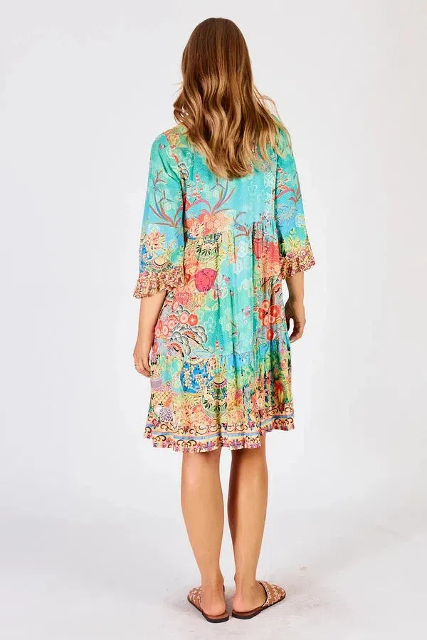 Lulalife Sybil Dress Lagoon
