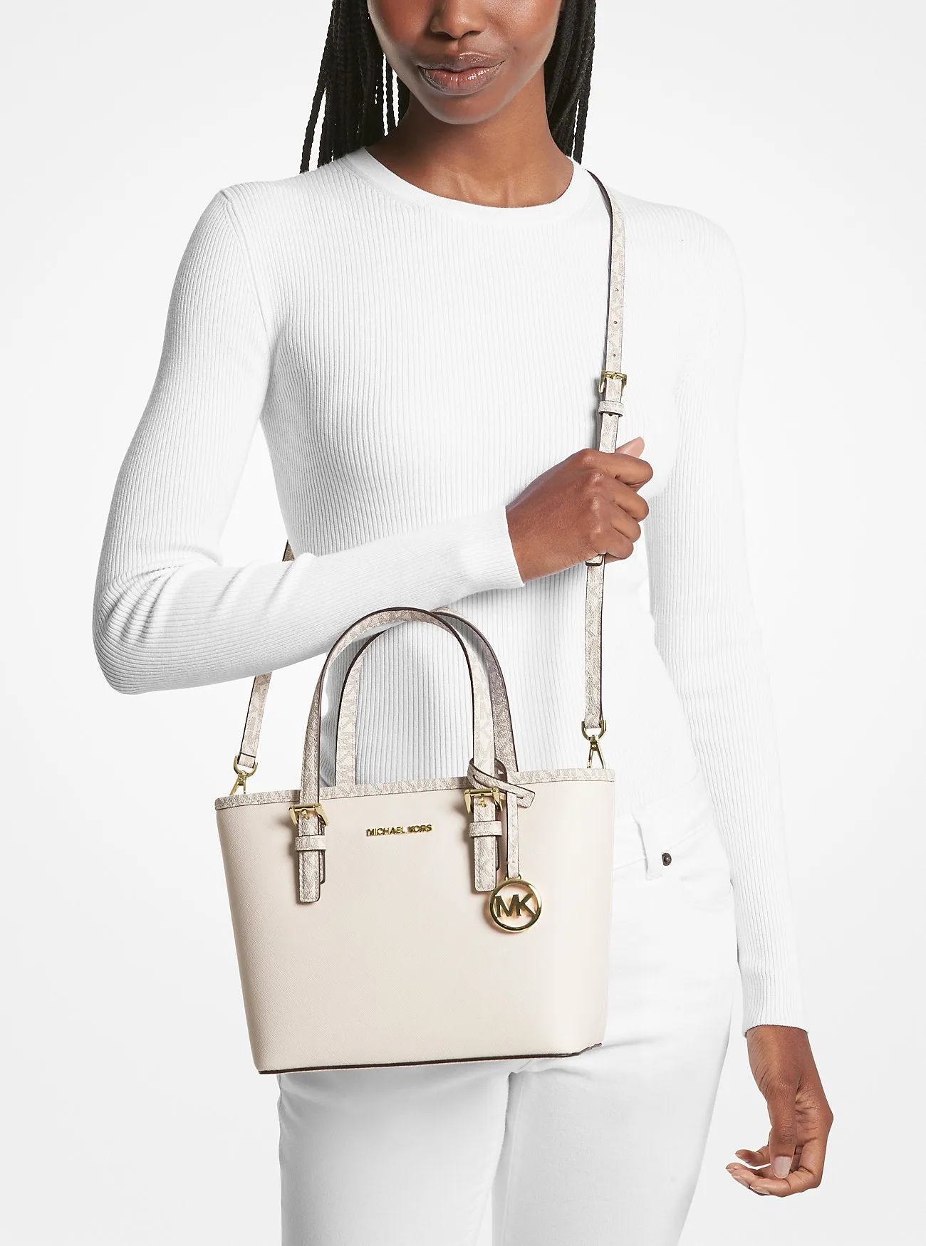 Michael Kors Jet Set Travel Extra Small Tote Bag, Multicolor