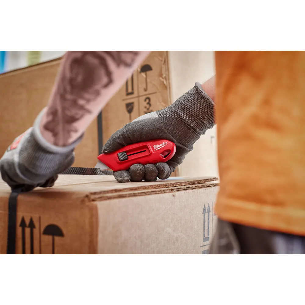 Milwaukee 48-22-1516 Compact Side Slide Utility Knife with Durable Blade and Ergonomic Handle for Precision Cutting