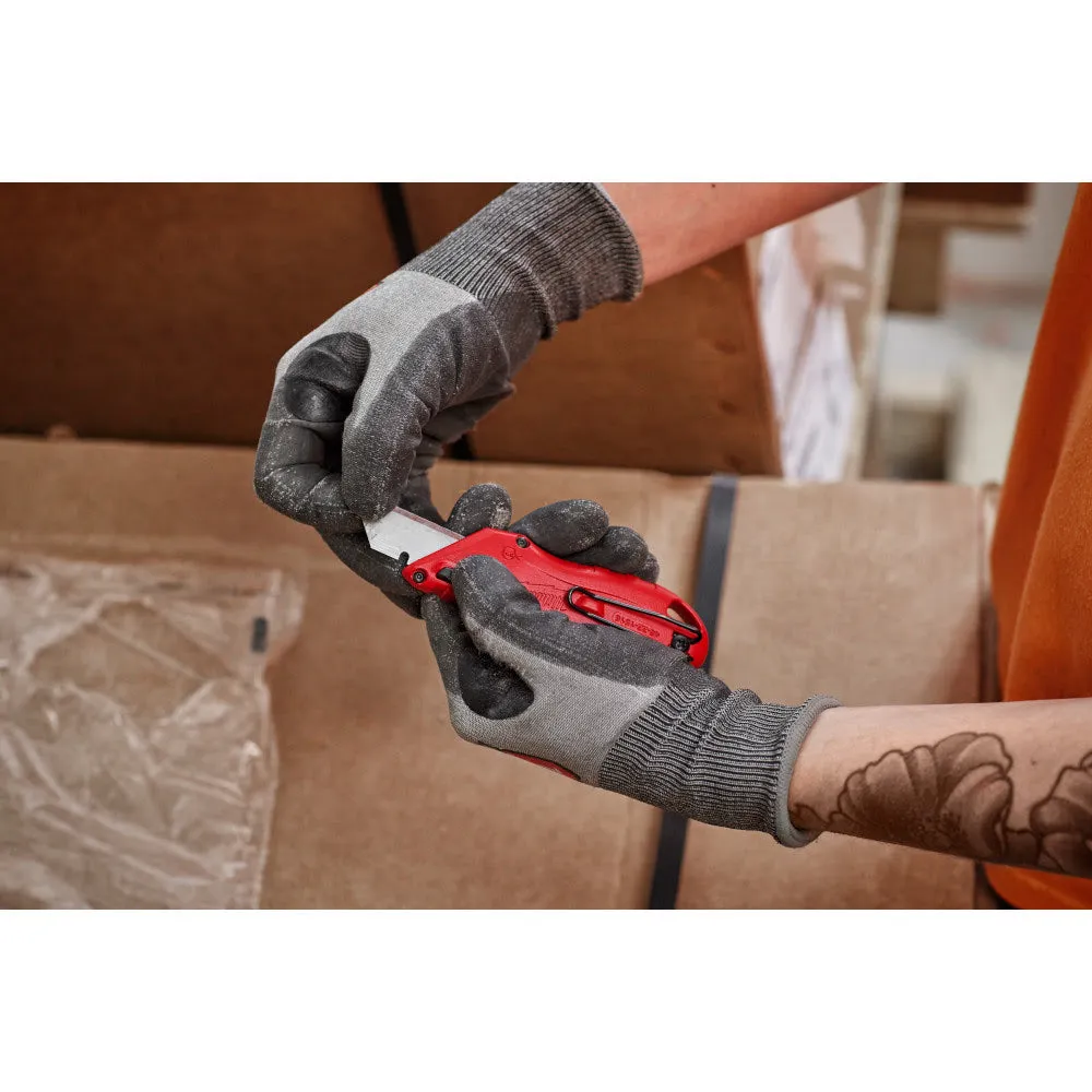 Milwaukee 48-22-1516 Compact Side Slide Utility Knife with Durable Blade and Ergonomic Handle for Precision Cutting
