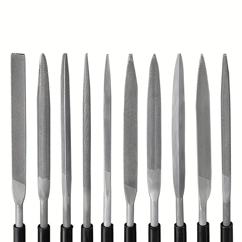 Mini Steel File Set for Precision Sanding and Shaping