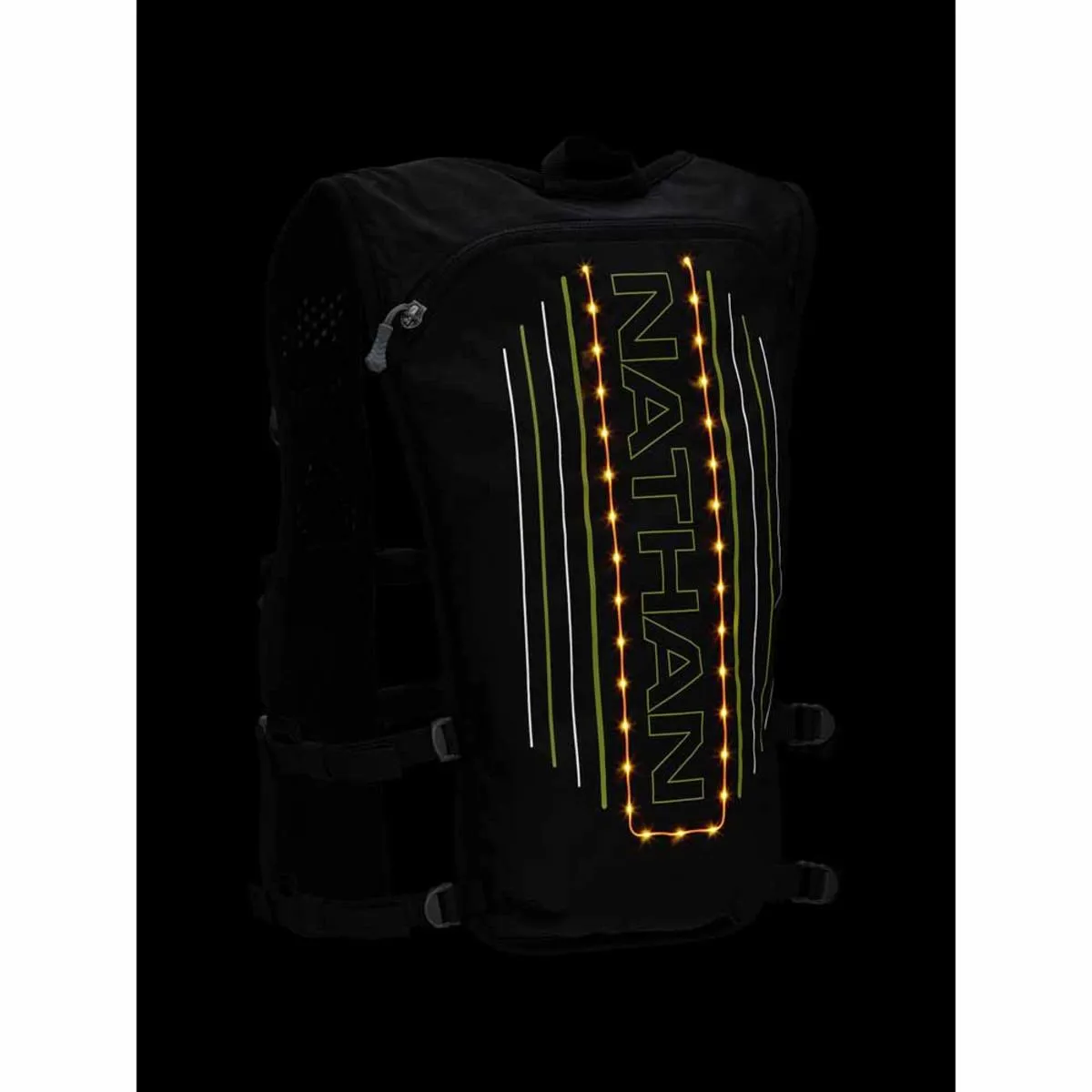 Nathan Laser Light 3 Liter Hydration Pack - Black/High Vis Yellow
