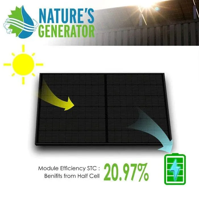 Nature's Generator - 410 Watt Monocrystalline Solar Panel (4 Pack)