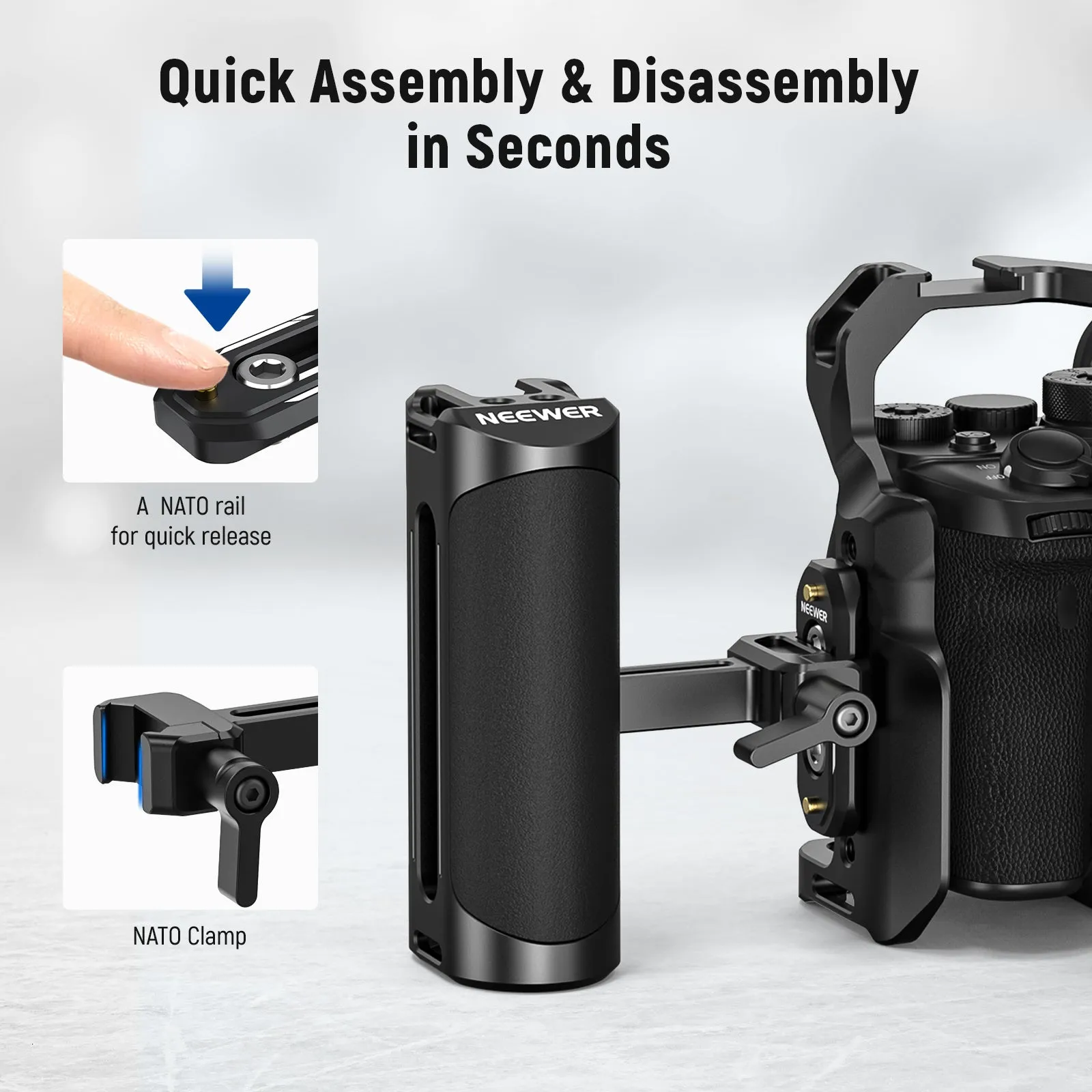 NEEWER CA017H NATO Side Handle Grip