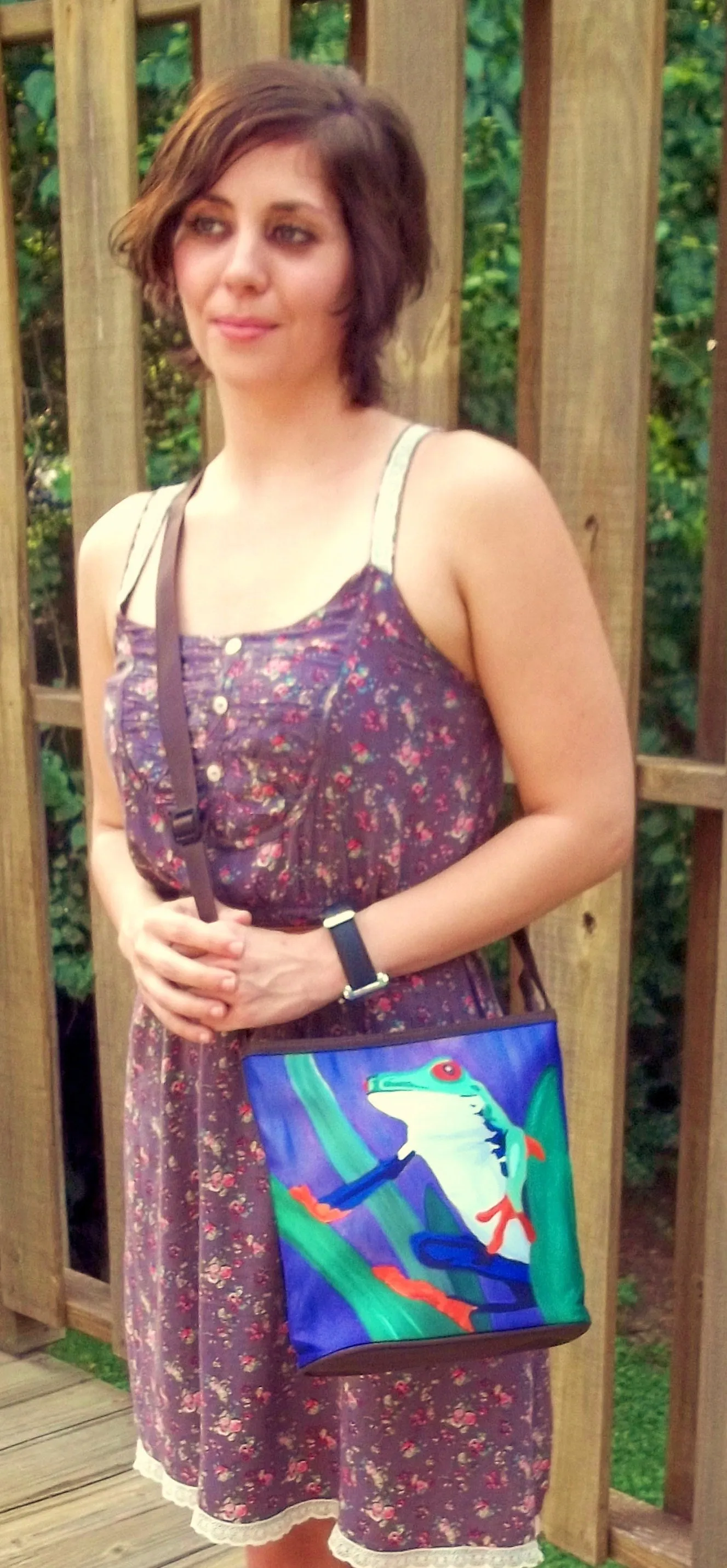 Red Panda Kitten Cross Body Bag - Shy Beauty