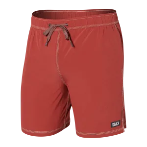 SAXX Oh Buoy 2N1 7" Swim Short - Desert Red - DRD