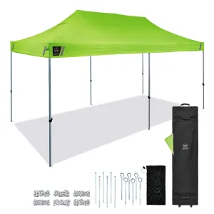SHAX® 6015 Heavy-Duty Pop-Up Tent - 10ft x 20ft / 3m x 6m