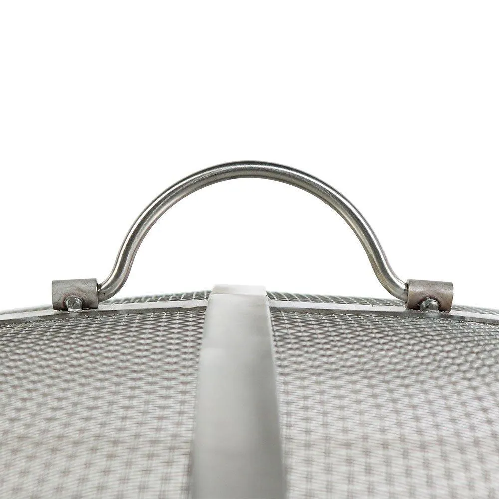 Sunnydaze 36 Inch Stainless Steel Spark Screen for Fire Pits, Rust Resistant, Heavy Duty