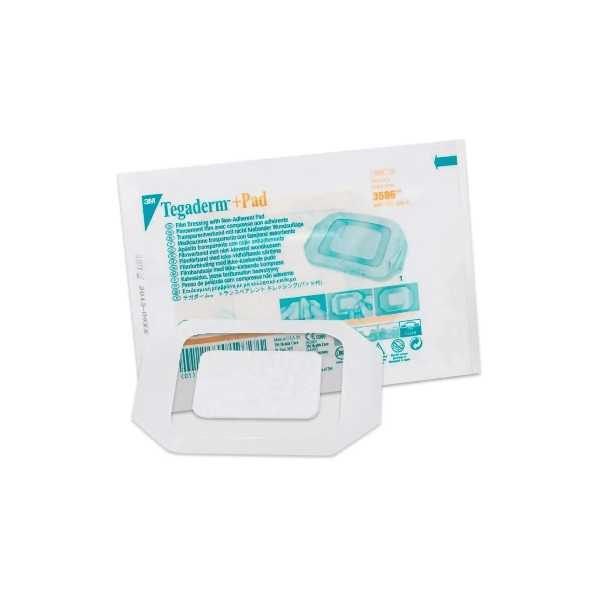 Tegaderm Film With Absorbent Pad 25 Dressings 9cm X 10cm