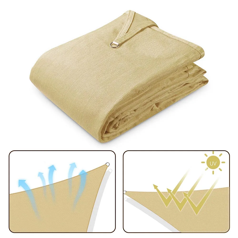 TheLAShop 13'x10' Rectangle Outdoor Sun Sail Shade Patio