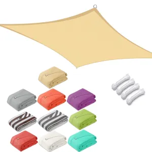 TheLAShop 13'x10' Rectangle Outdoor Sun Sail Shade Patio