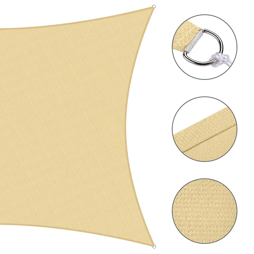 TheLAShop 13'x10' Rectangle Outdoor Sun Sail Shade Patio