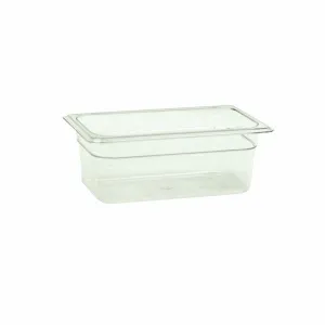 Thunder Group PLPA8144 Quarter Size 4" Deep Polycarbonate Food Pan
