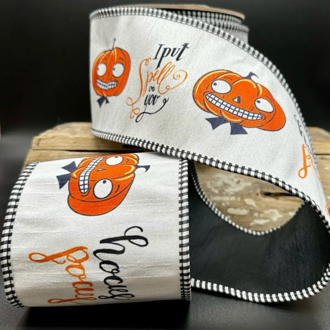 Vintage Halloween Ribbon, 4" X 10YD