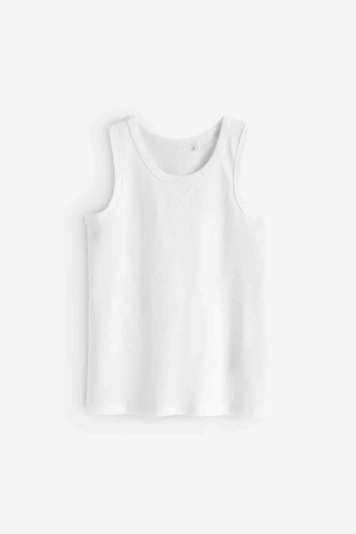 White Organic Cotton Vests 5 Pack