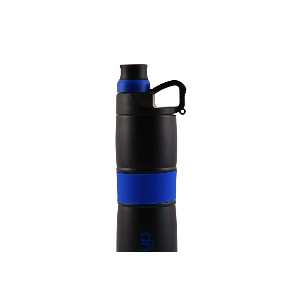 Youp Thermosteel Insulated Royal Blue Color Water Bottle Grippy - 650 Ml